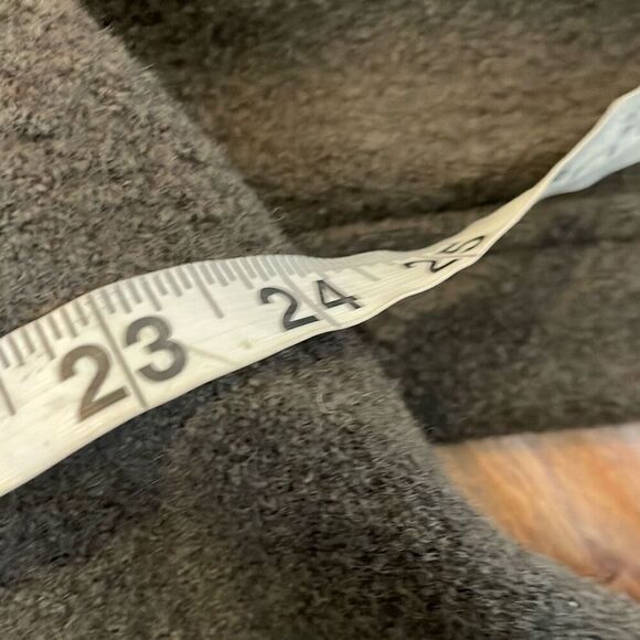 Cut Loose 100% boiled wool draped open cardigan jacket S\M - Picture 9 of 10